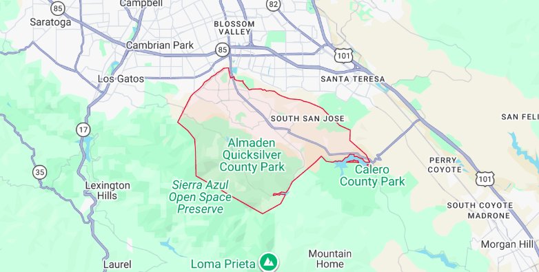 Almaden Valley, San Jose CA